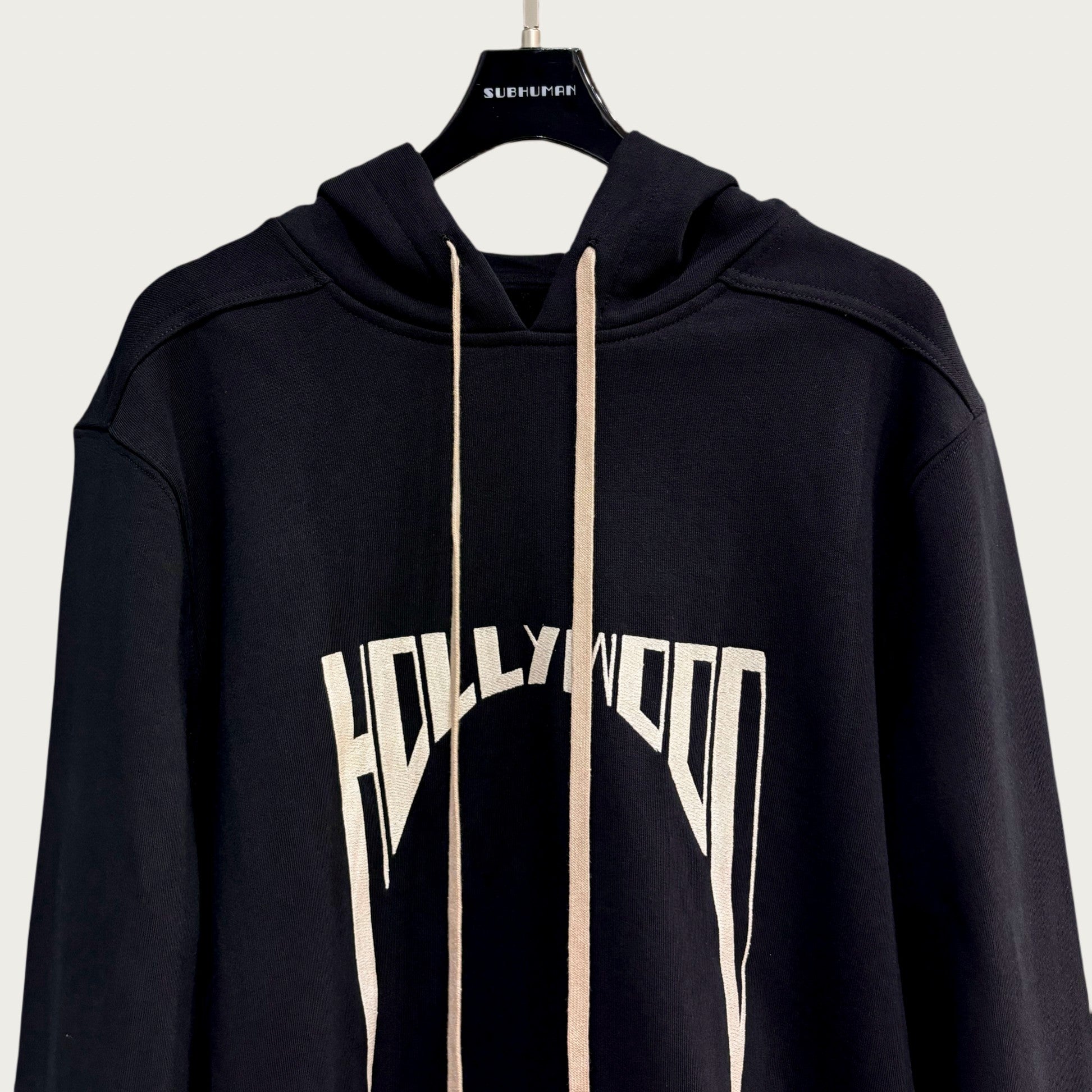 Rick Owens DRKSHDW Oversized Hoodie 'Black/Milk'