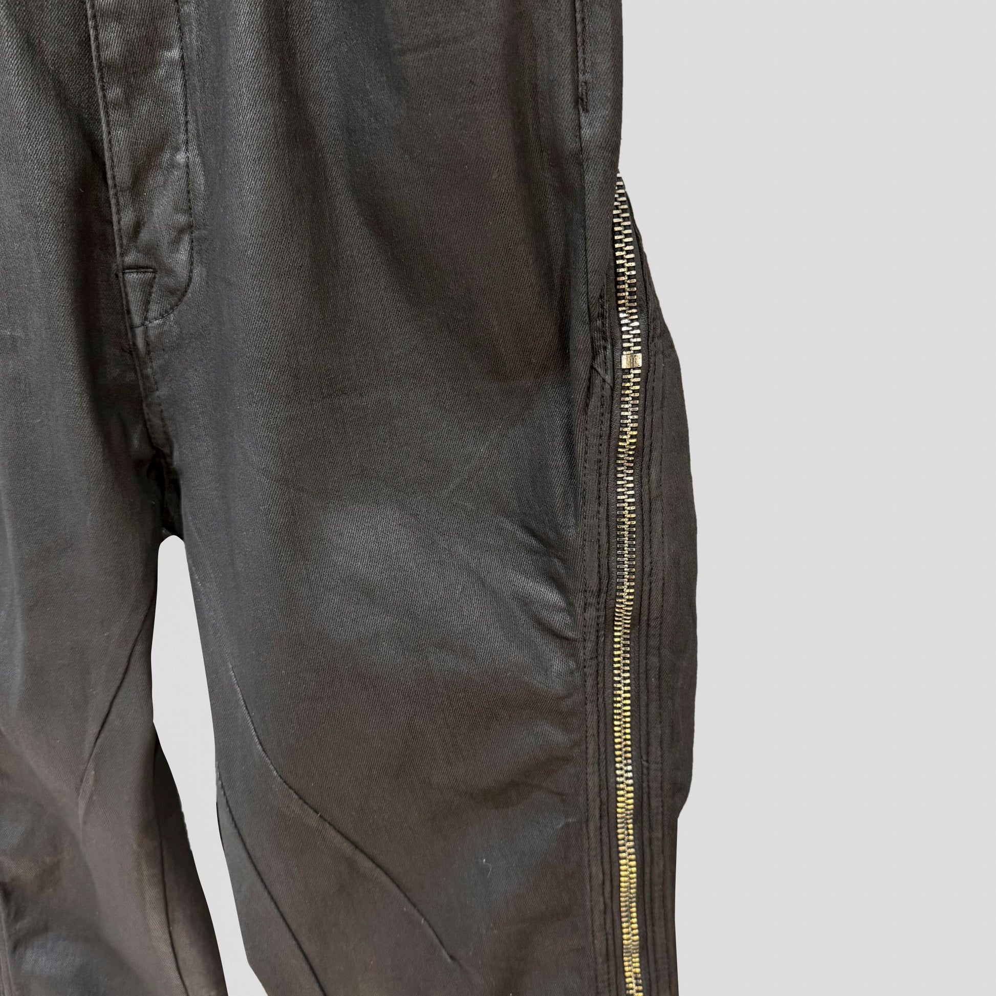 Rick Owens Denim Bolan Banana Pants