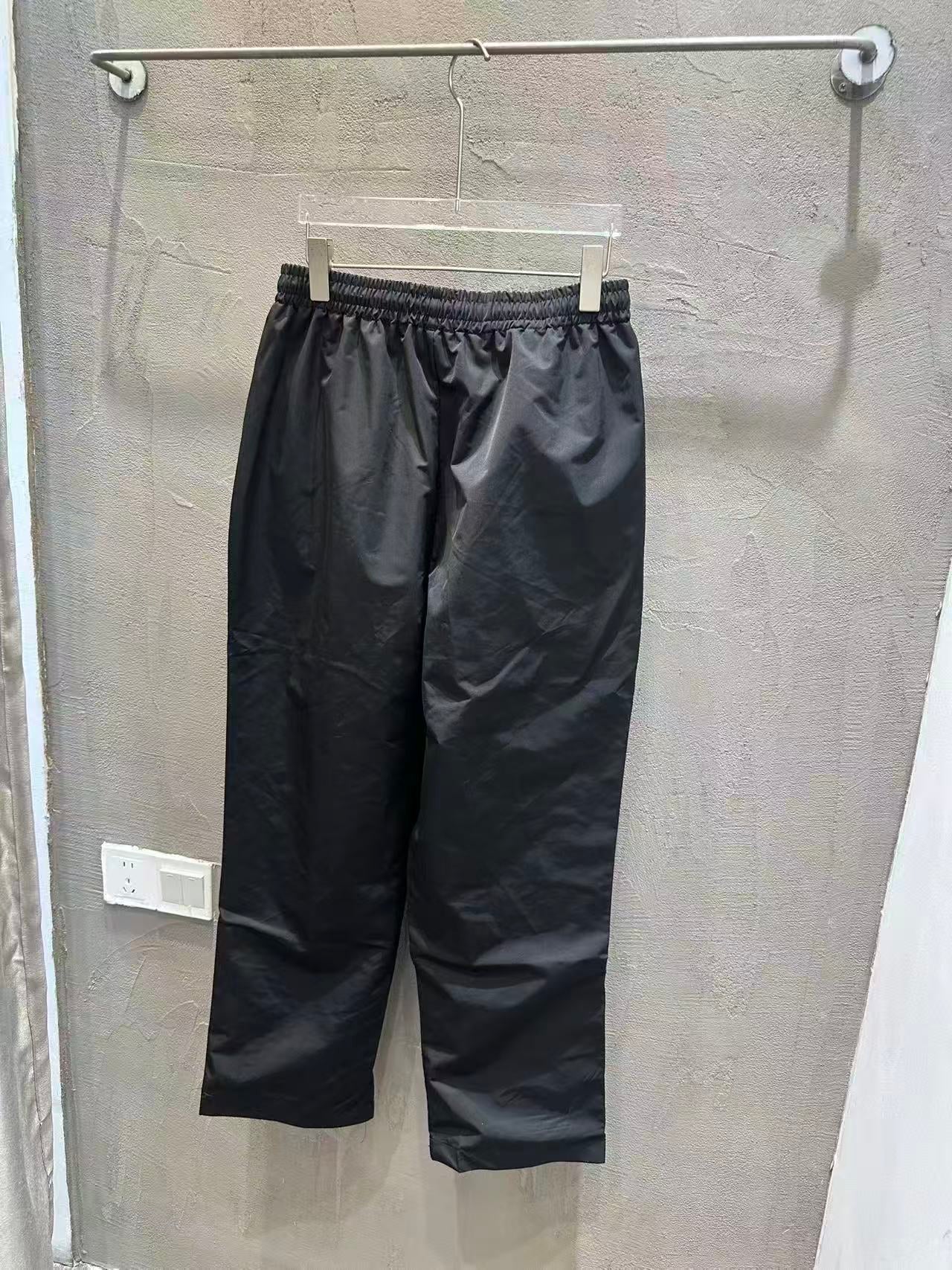 BALENCIAGA 3B Football Pants in Techno Cotton Poplin