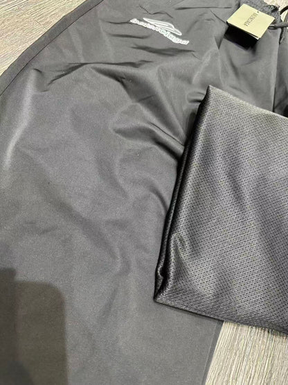 BALENCIAGA 3B Football Pants in Techno Cotton Poplin