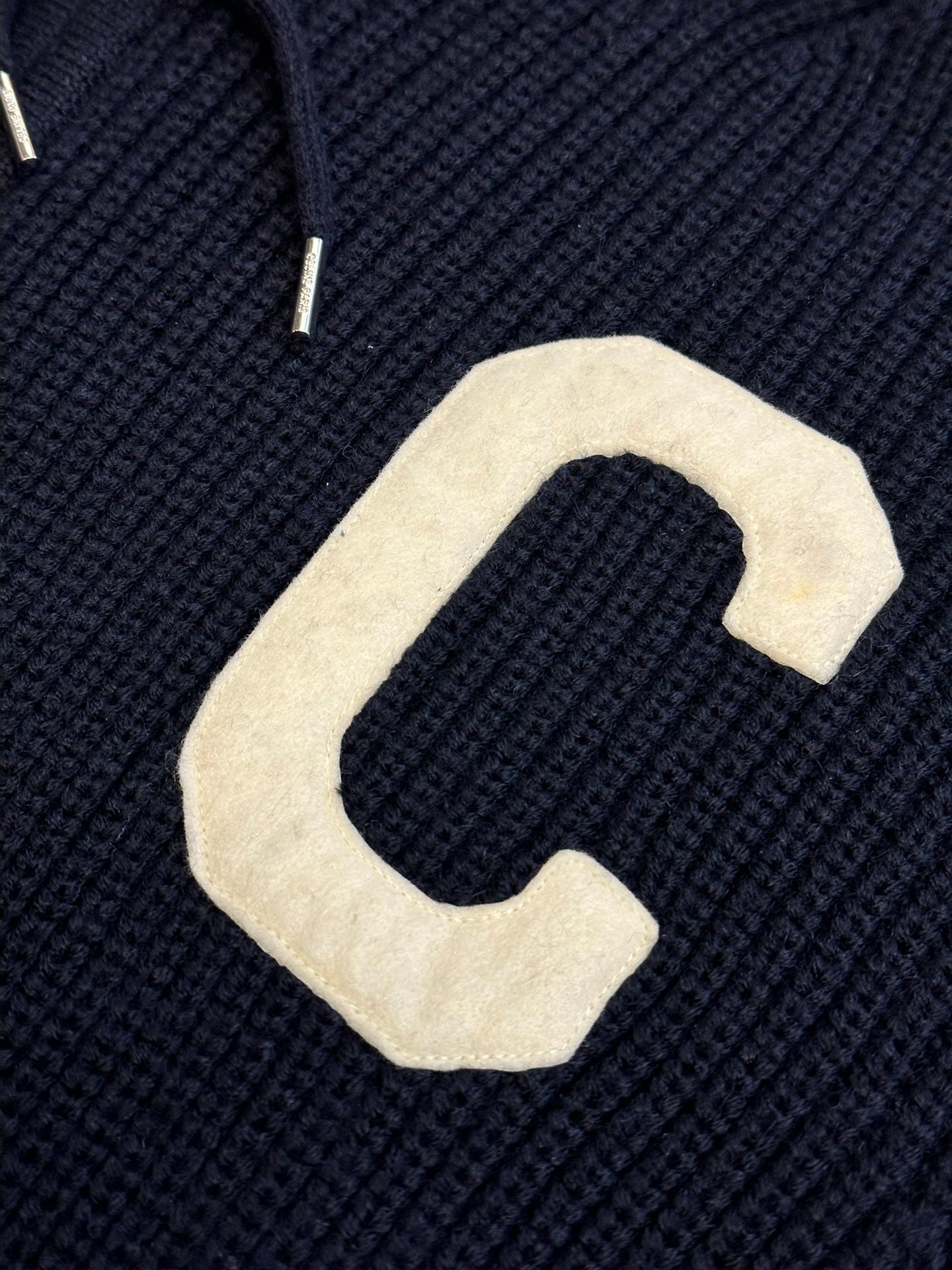 CELINE College hooded zip-up sweater