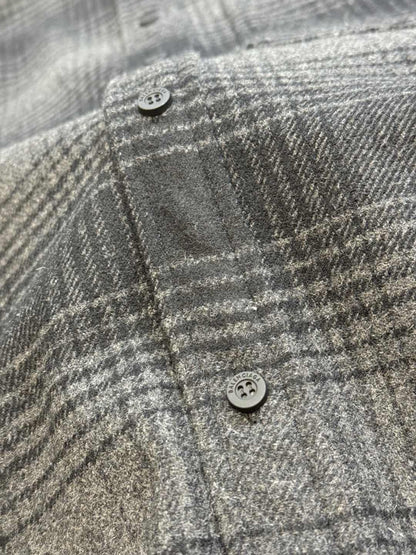 BALENCIAGA Men's Oversized Shirt "Gray/Black"