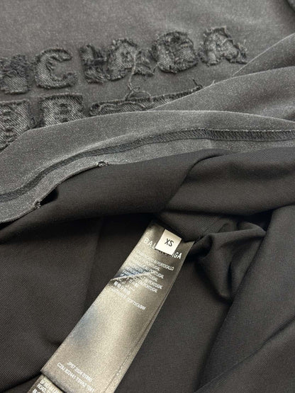 BALENCIAGA Men's New Year Series 25 - Inside-Out T-Shirt Medium Fit "Washed Black"