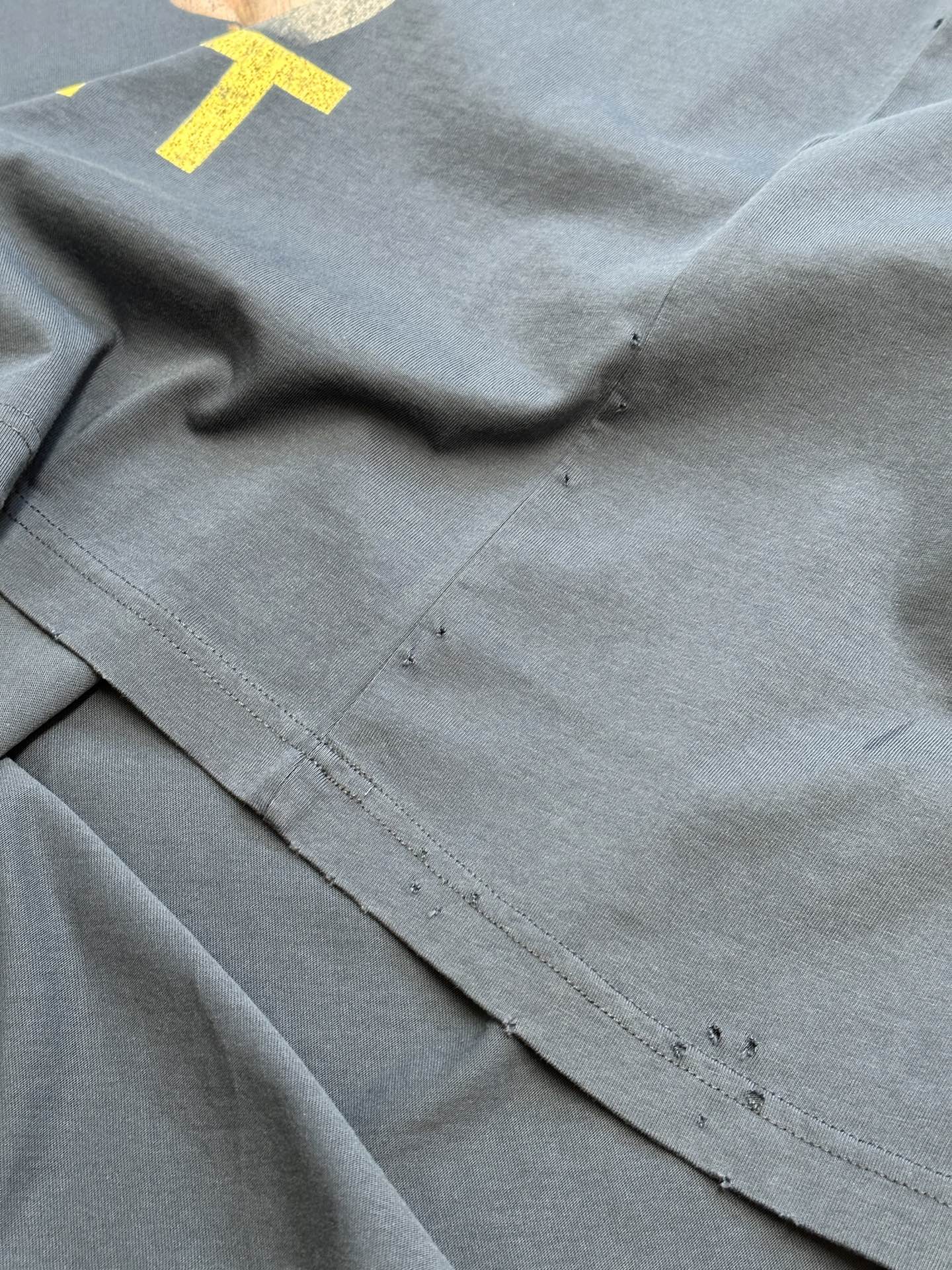BALENCIAGA PP Krit Oversized T-Shirt "Dark Blue"