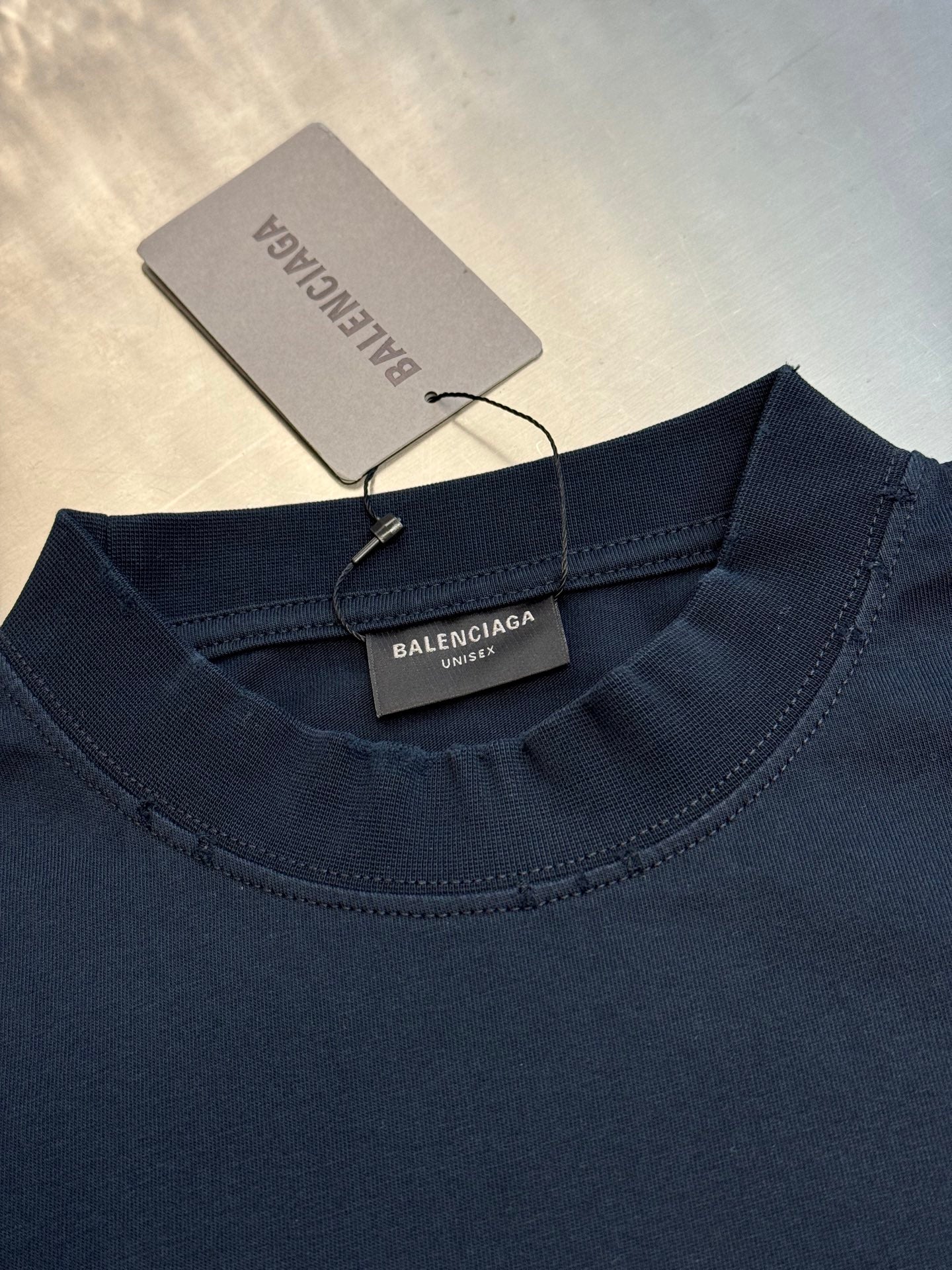 BALENCIAGA Kim K Oversized T-Shirt "Faded Black"