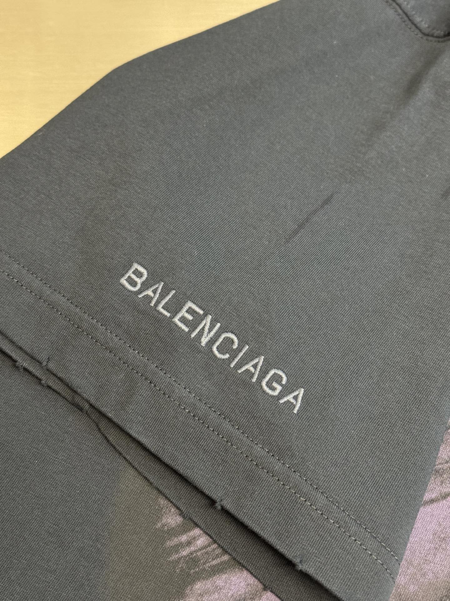 BALENCIAGA Kim K Oversized T-Shirt "Faded Black"