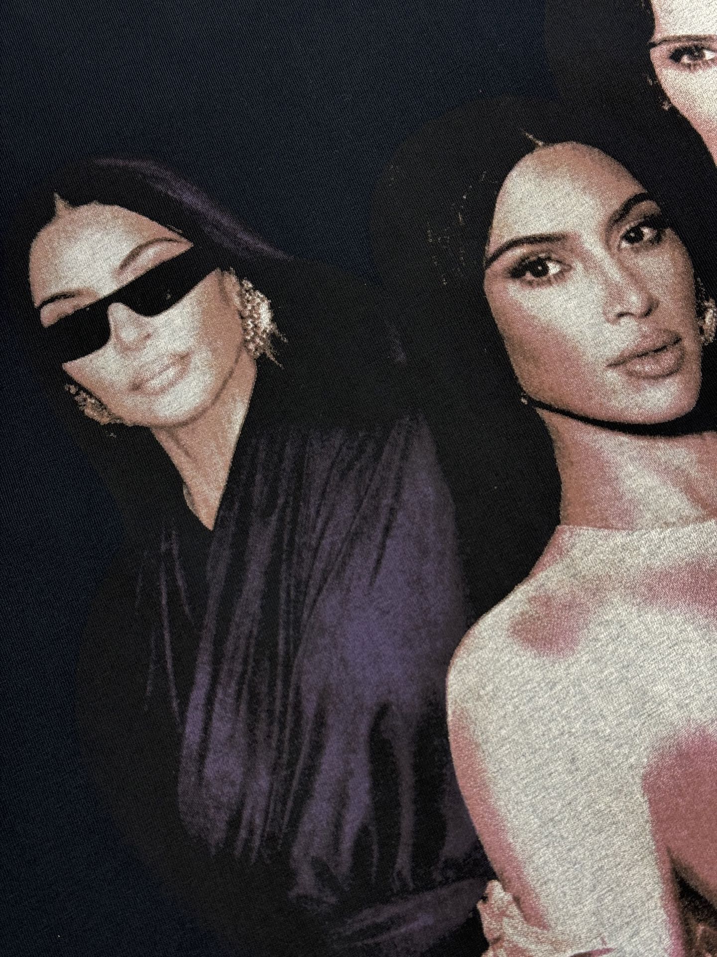 BALENCIAGA Kim K Oversized T-Shirt "Faded Black"