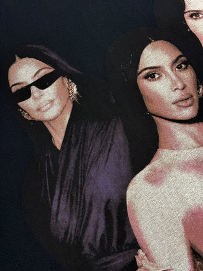 BALENCIAGA Kim K Oversized T-Shirt "Faded Black"