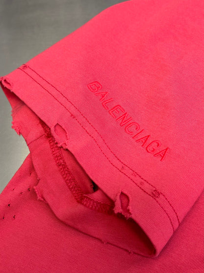 BALENCIAGA Isabelle Boxy T-Shirt "Faded Red"