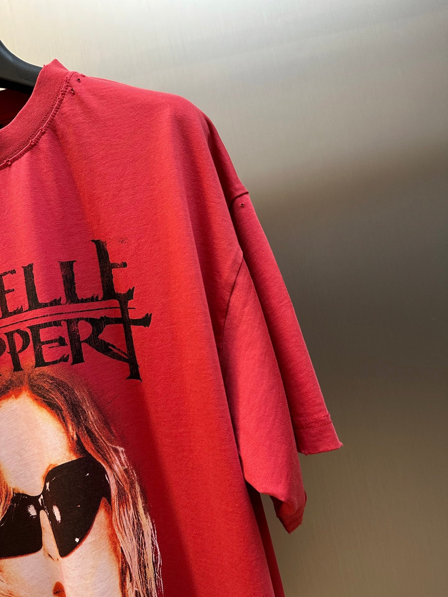 BALENCIAGA Isabelle Boxy T-Shirt "Faded Red"