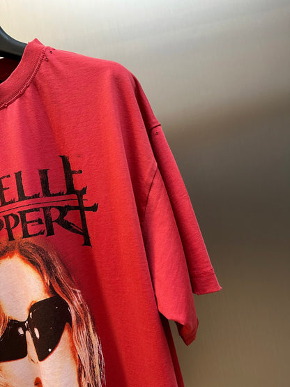 BALENCIAGA Isabelle Boxy T-Shirt "Faded Red"