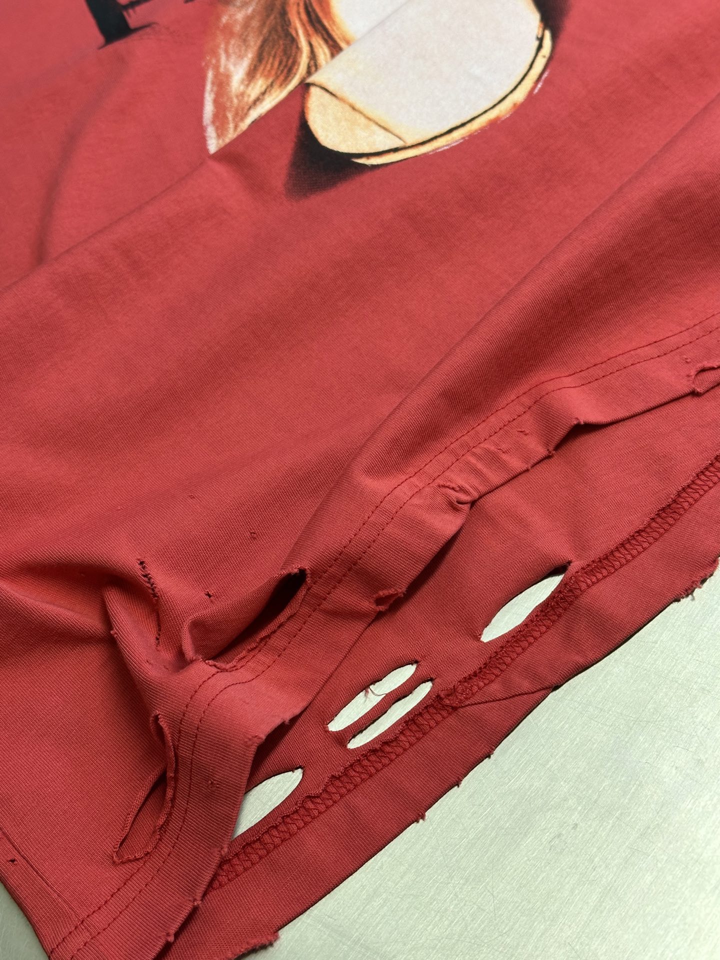 BALENCIAGA Isabelle Boxy T-Shirt "Faded Red"