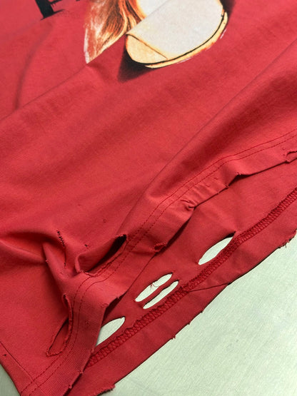 BALENCIAGA Isabelle Boxy T-Shirt "Faded Red"