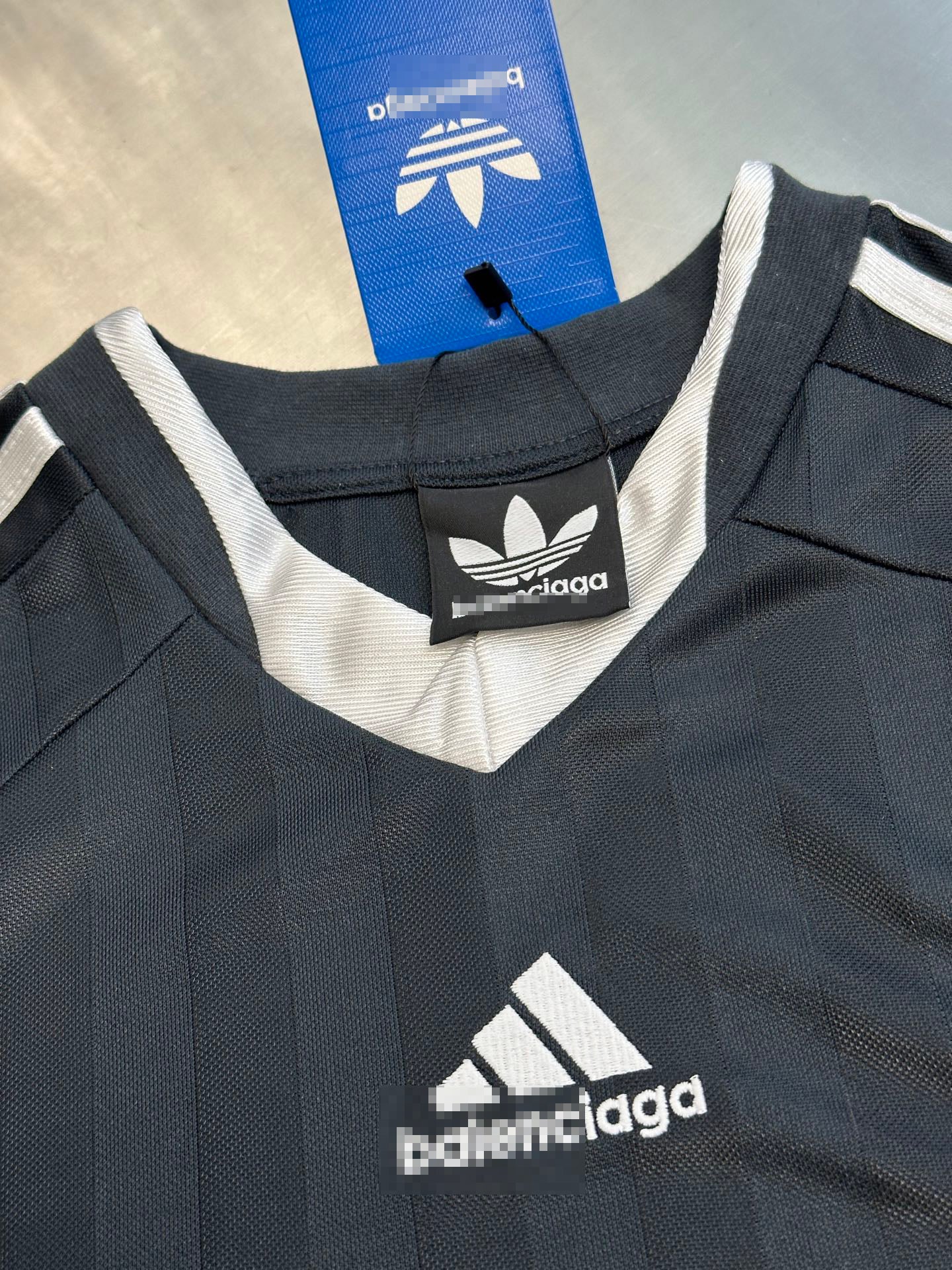 Balenciaga Oversized Soccer T-Shirt 'Black'