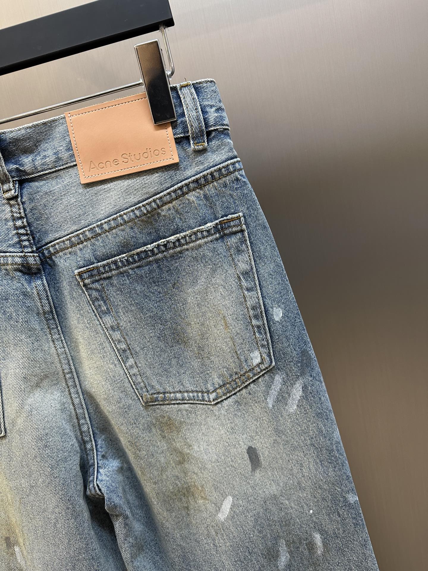 Acne Studios Super baggy fit jeans - 2023M - Light blue
