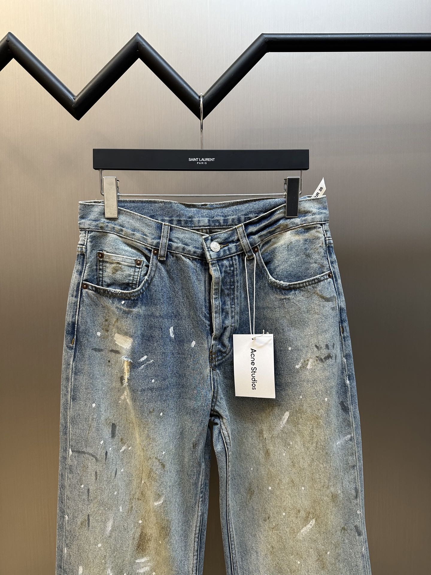 Acne Studios Super baggy fit jeans - 2023M - Light blue