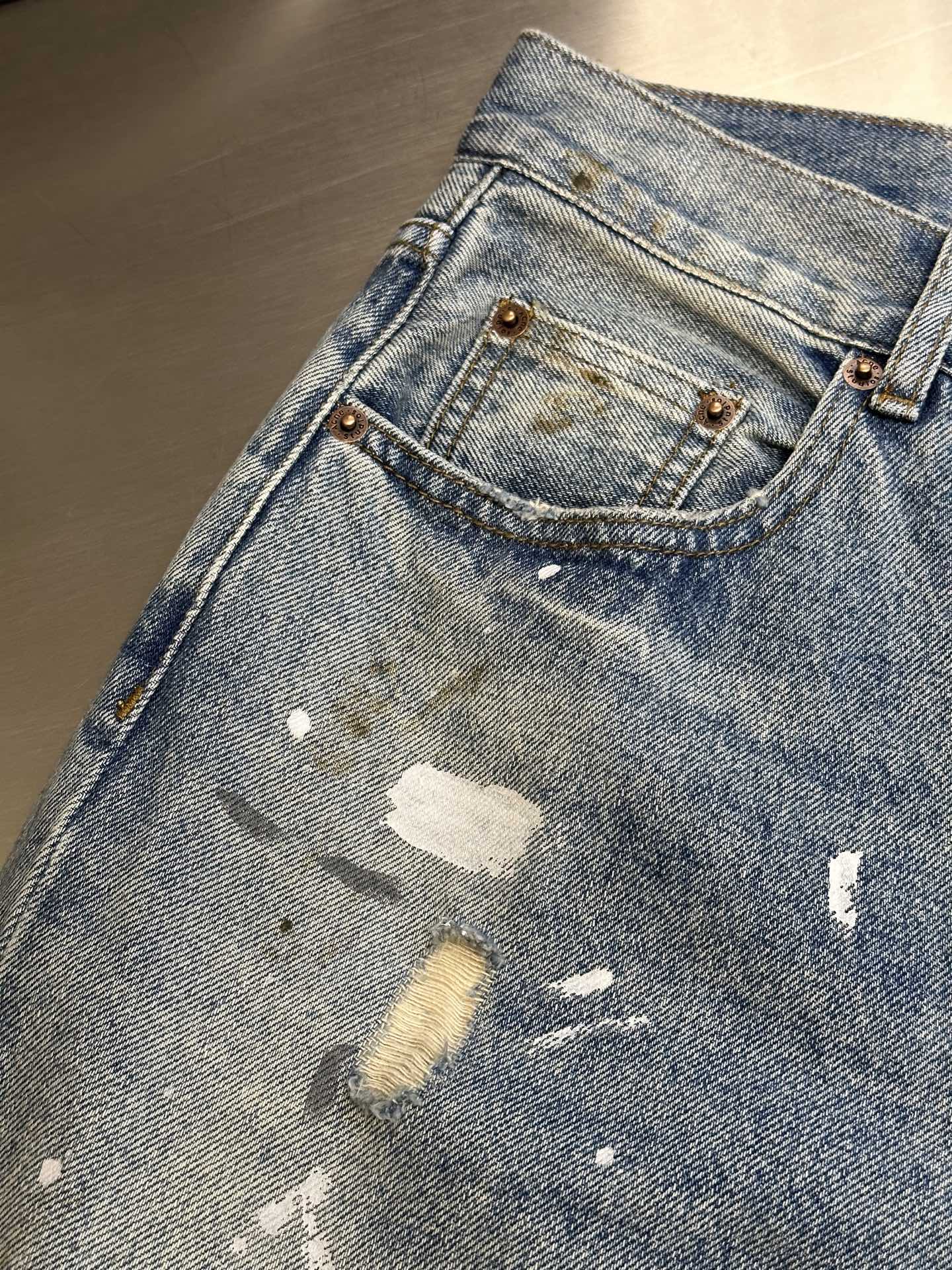 Acne Studios Super baggy fit jeans - 2023M - Light blue