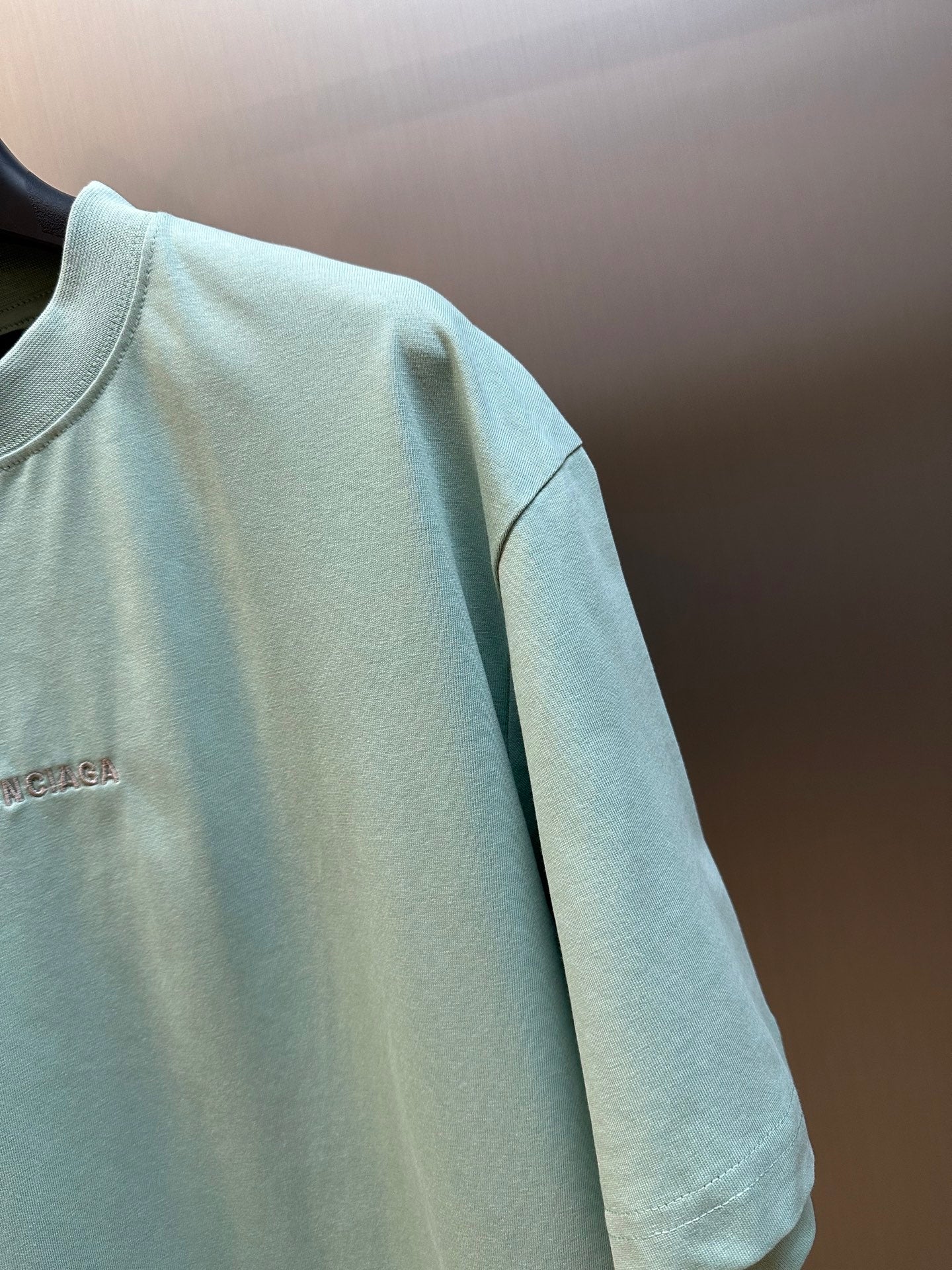BALENCIAGA Balenciaga Back Reflective T-Shirt Medium Fit "Sage Green"