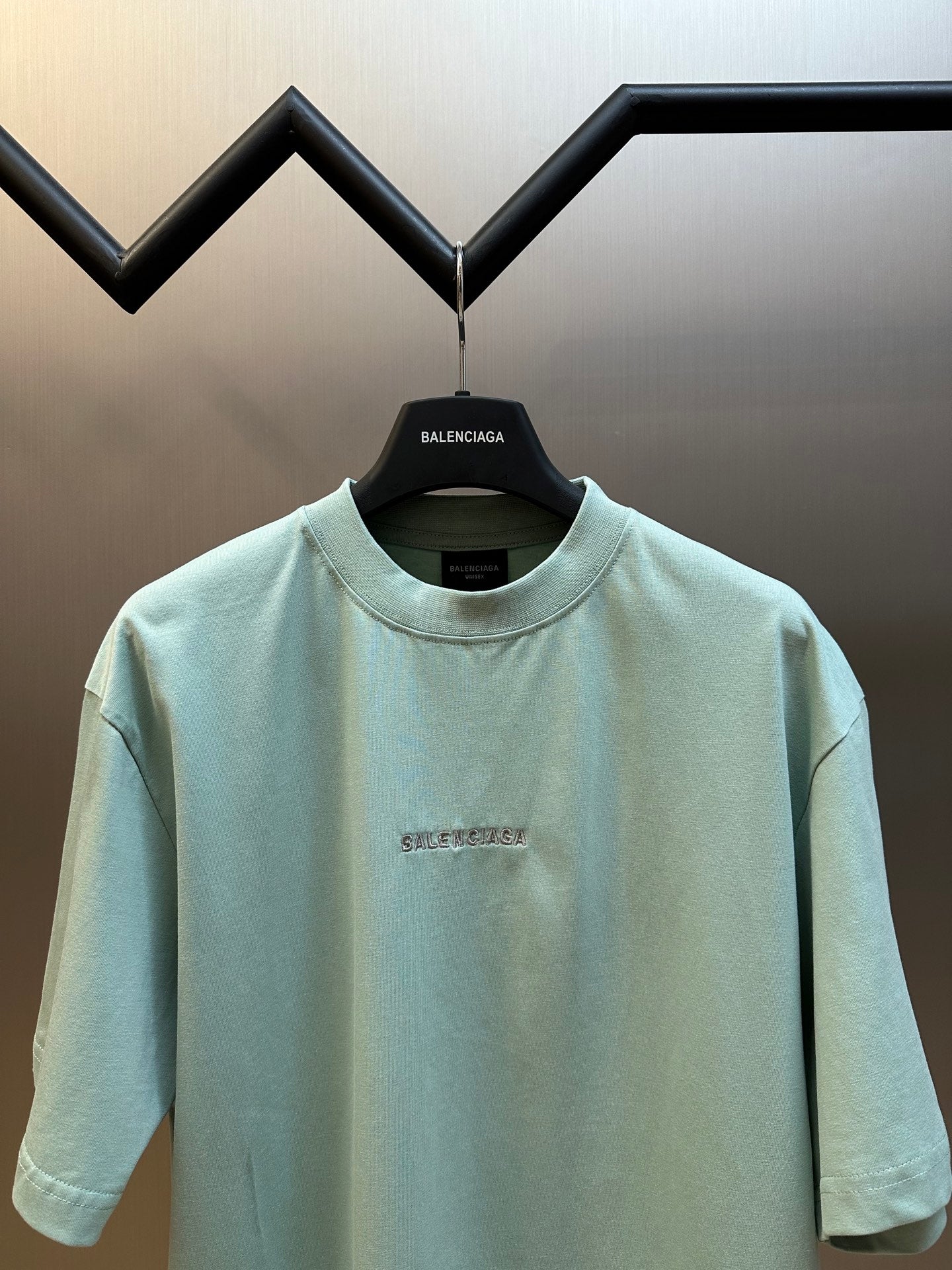 BALENCIAGA Balenciaga Back Reflective T-Shirt Medium Fit "Sage Green"