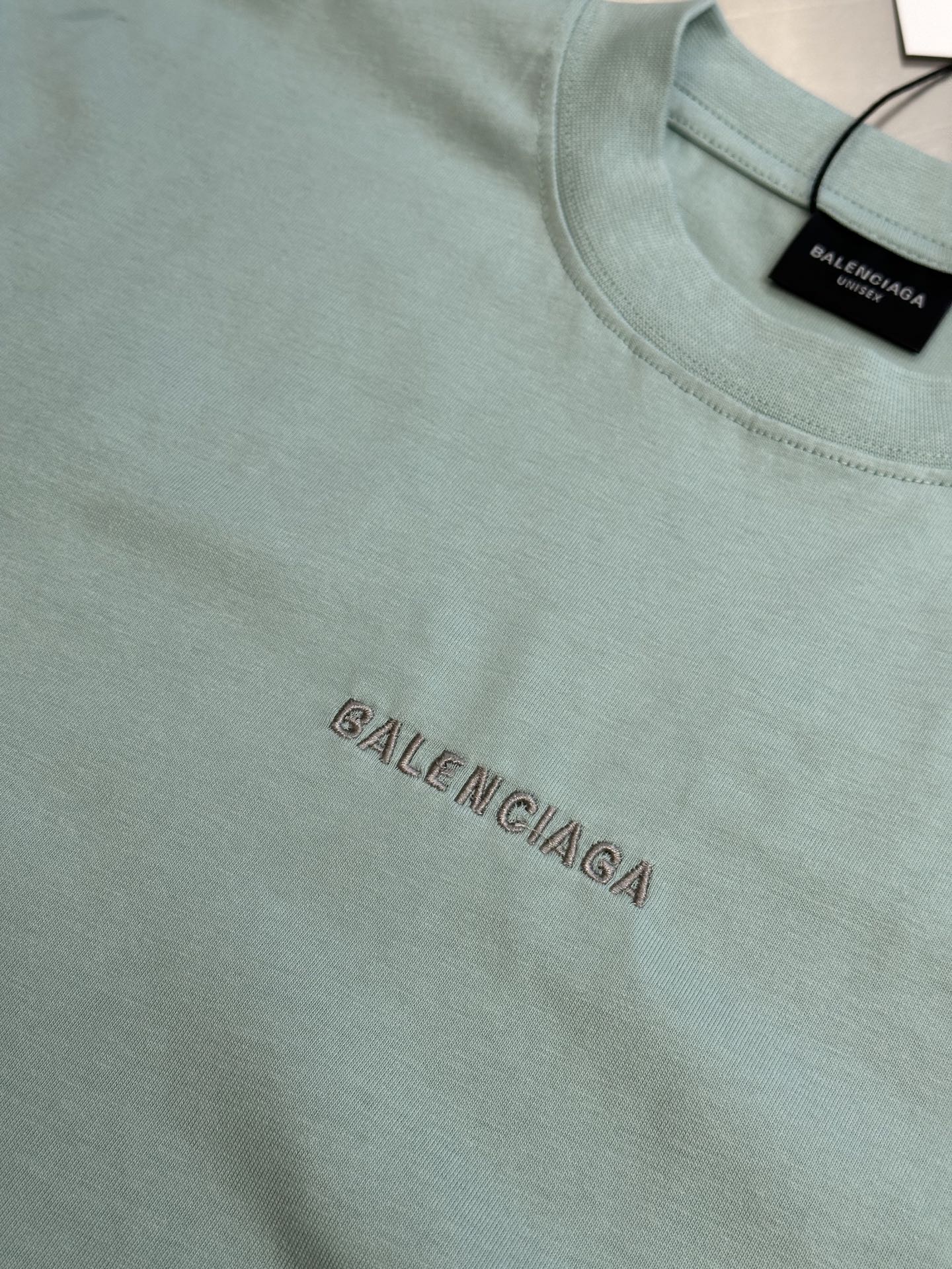 BALENCIAGA Balenciaga Back Reflective T-Shirt Medium Fit "Sage Green"