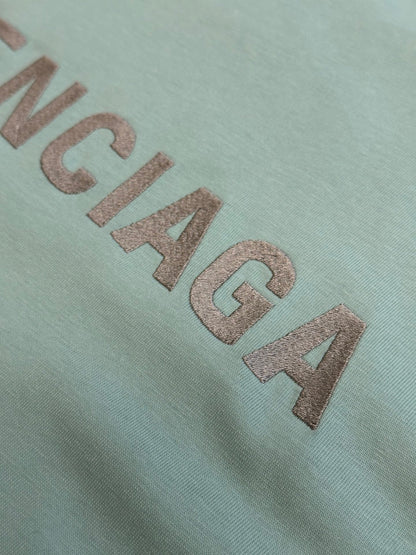 BALENCIAGA Balenciaga Back Reflective T-Shirt Medium Fit "Sage Green"