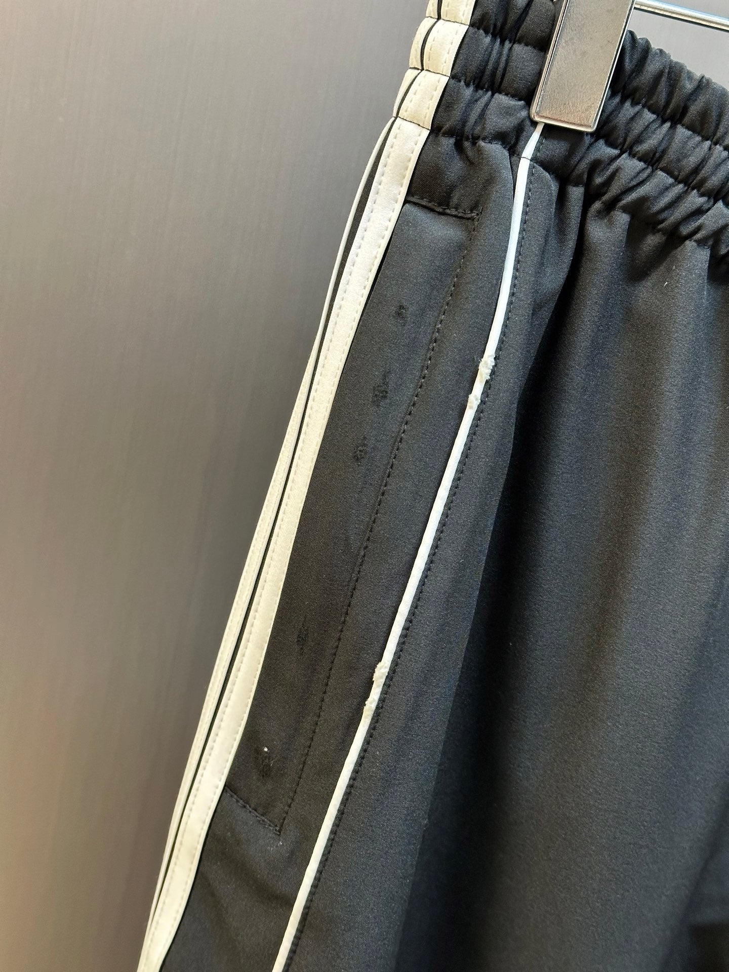 BALENCIAGA Men's Large Tracksuit Pants in Black
