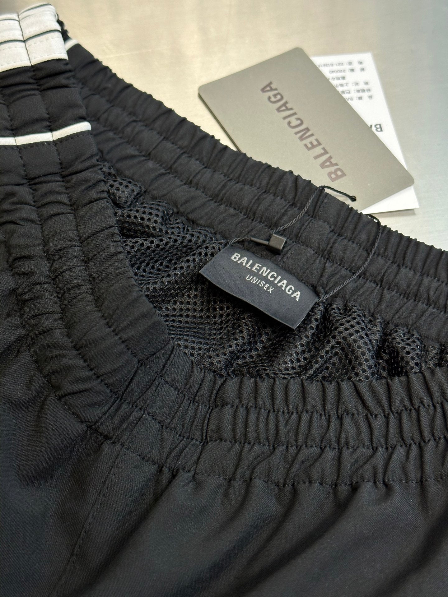 BALENCIAGA Men's Large Tracksuit Pants in Black
