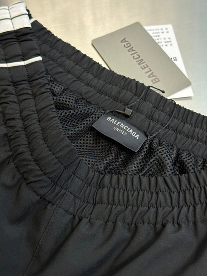 BALENCIAGA Men's Large Tracksuit Pants in Black