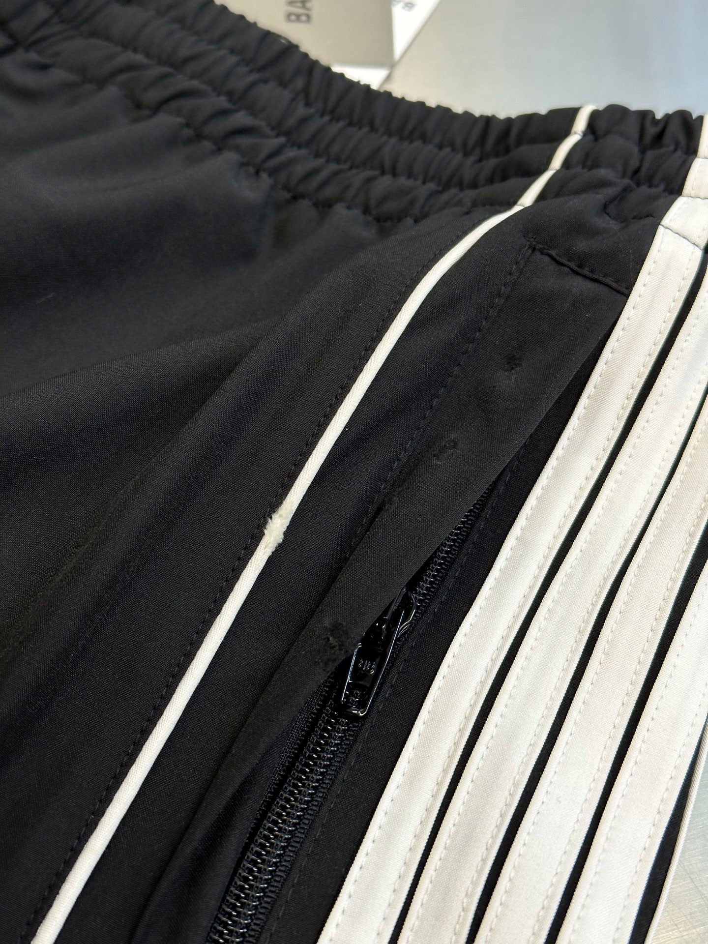 BALENCIAGA Men's Large Tracksuit Pants in Black