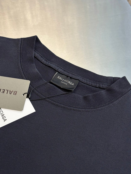 BALENCIAGA Slate Cotton Oversize T-Shirt