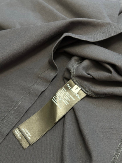 BALENCIAGA Slate Cotton Oversize T-Shirt