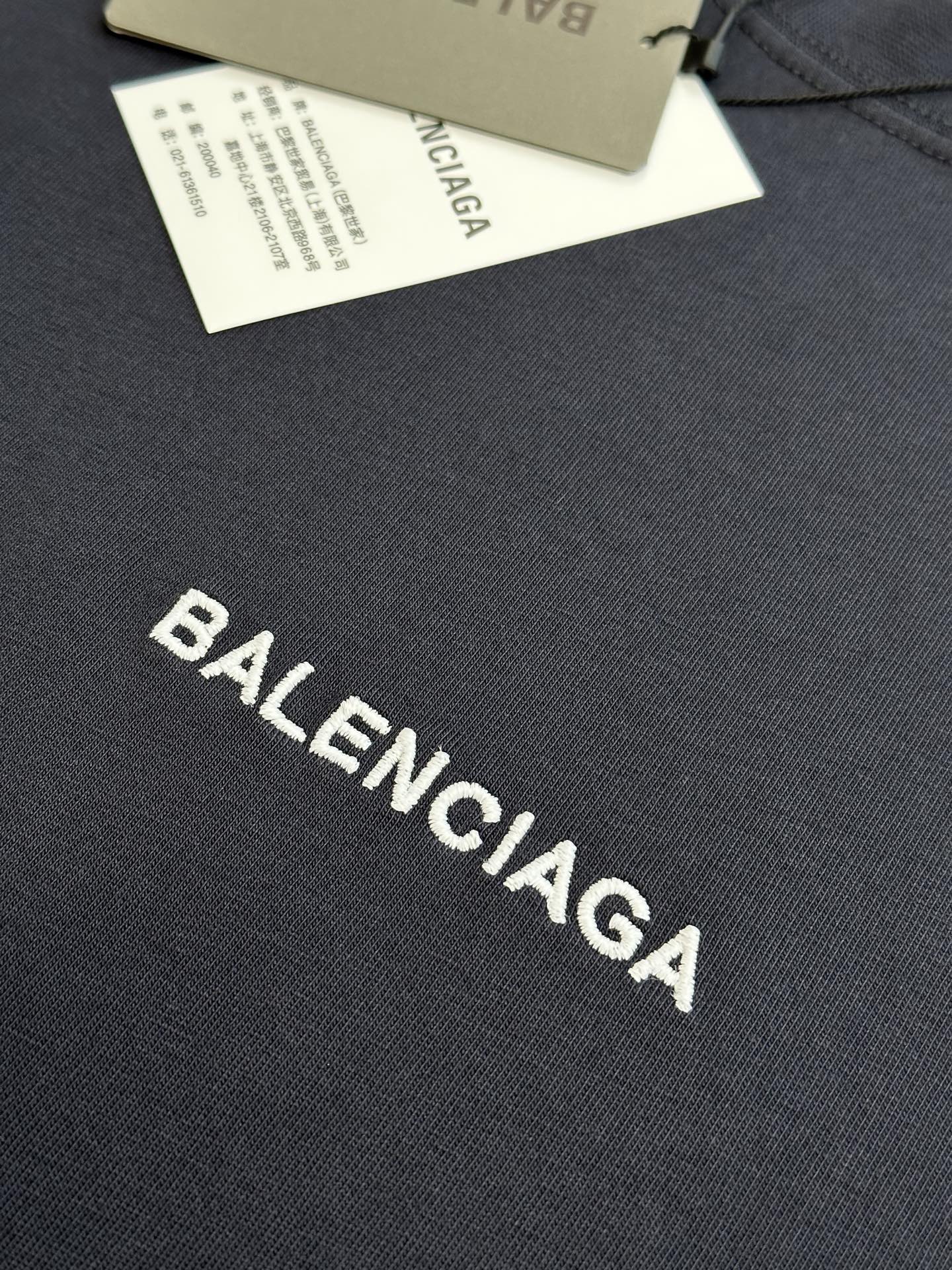 BALENCIAGA Slate Cotton Oversize T-Shirt