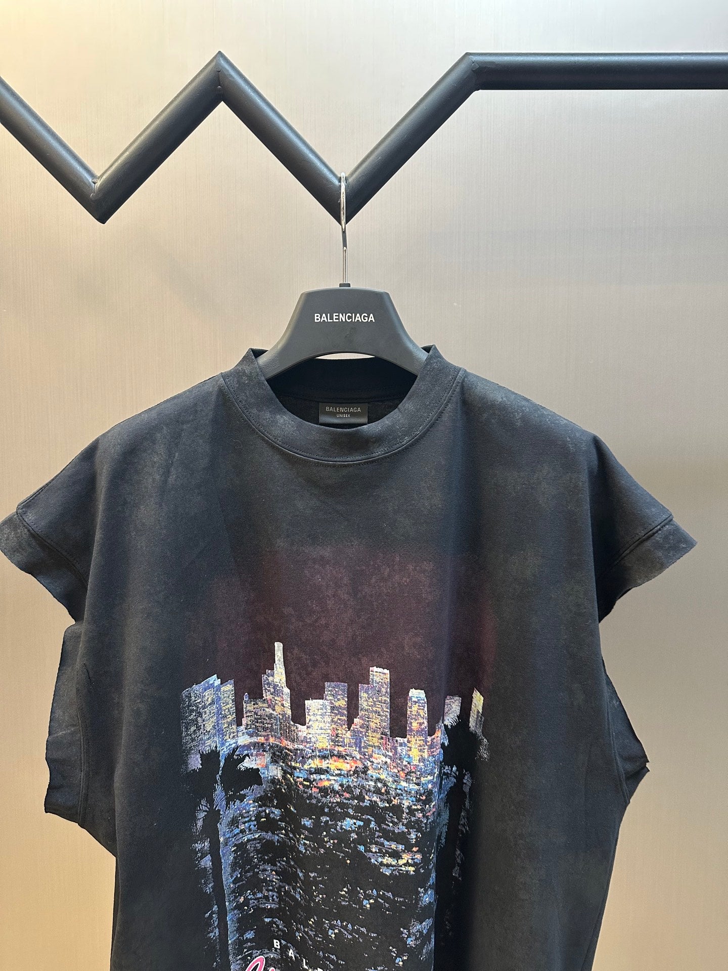 Balenciaga city of angels sleeveless t-shirt