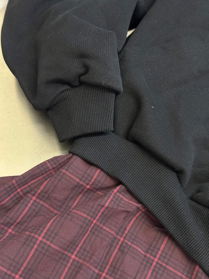 Balenciaga Layered Hoodie Black Men's