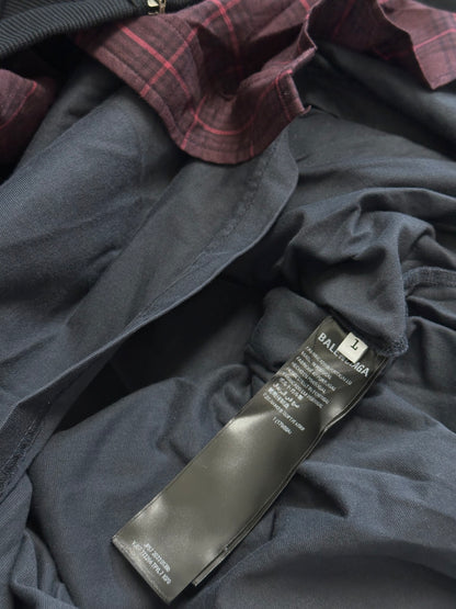 Balenciaga Layered Hoodie Black Men's