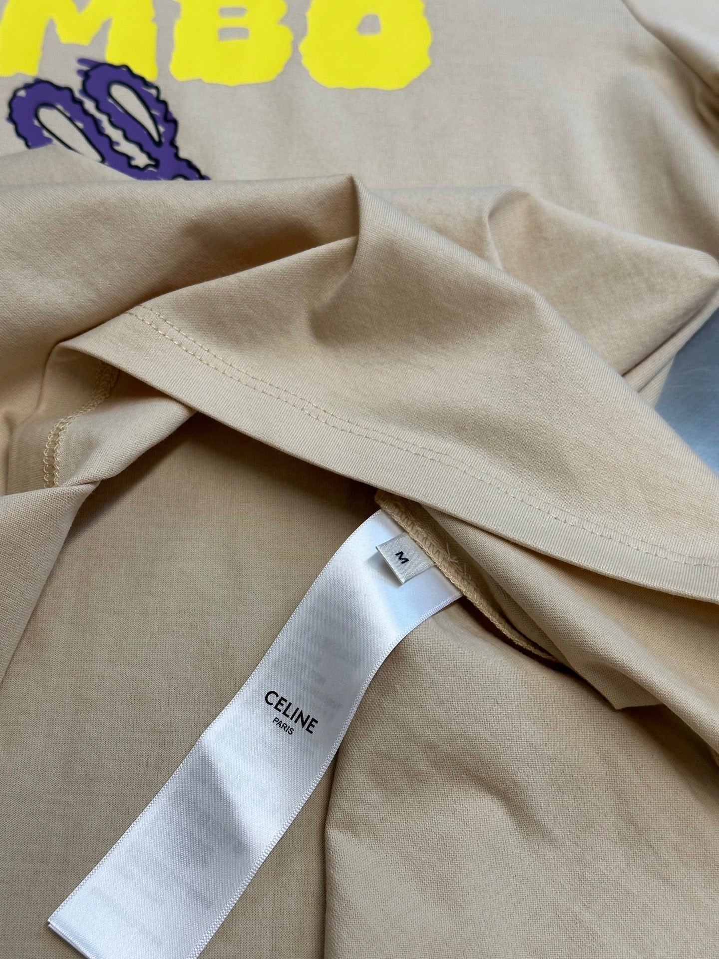 CELINE 70'S T-SHIRT IN COTTON JERSEY