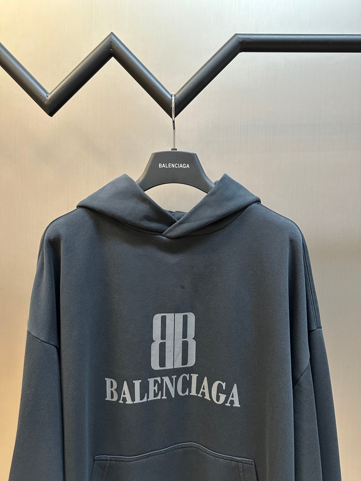Balenciaga Men's Nano Bb Hoodie