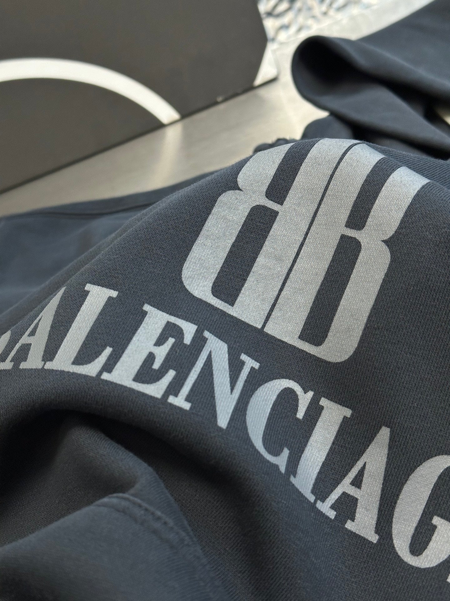 Balenciaga Men's Nano Bb Hoodie