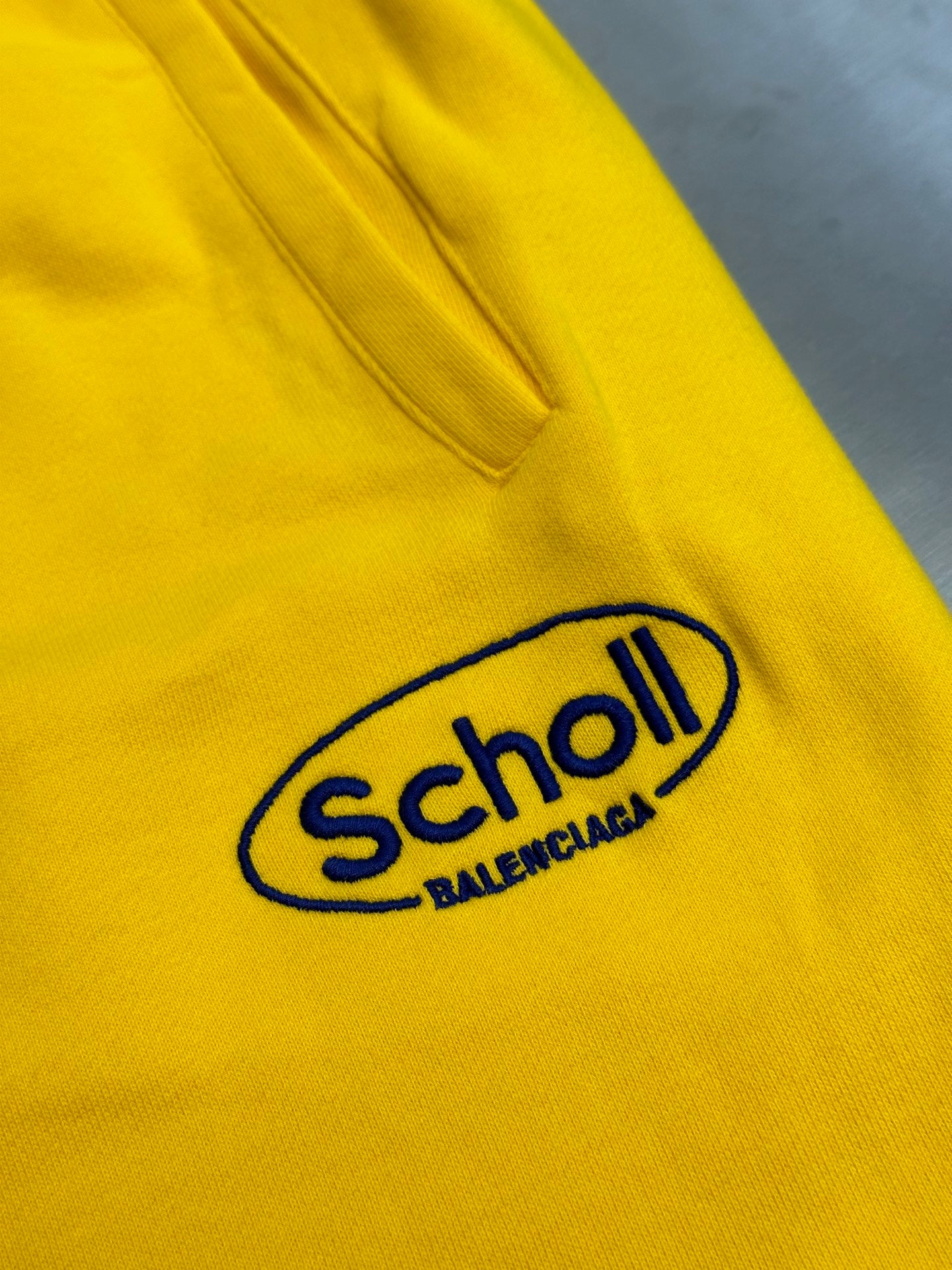 Balenciaga X Scholl Logo Embroidered Pants