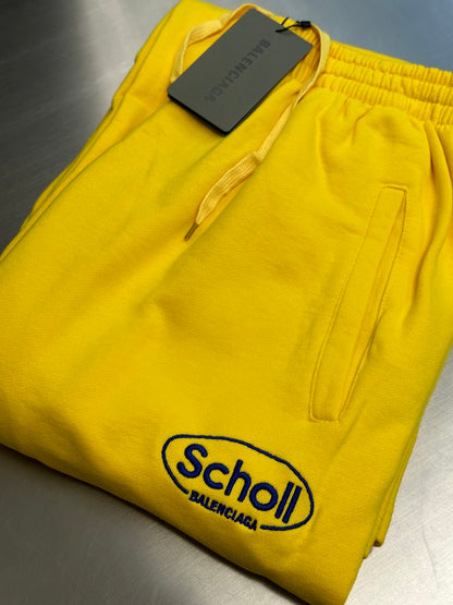 Balenciaga X Scholl Logo Embroidered Pants
