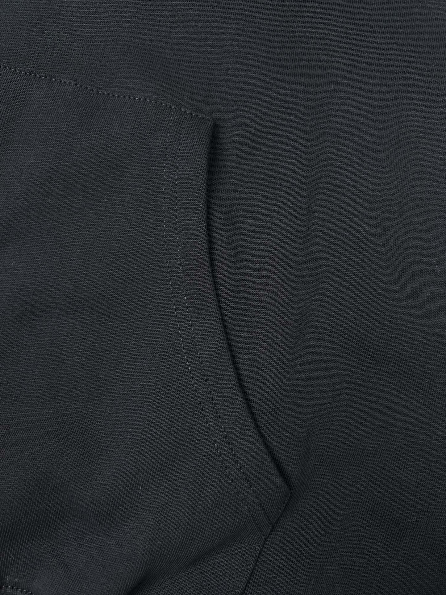 Balenciaga Pattern Loose Version Hoodie Sports 'Black'