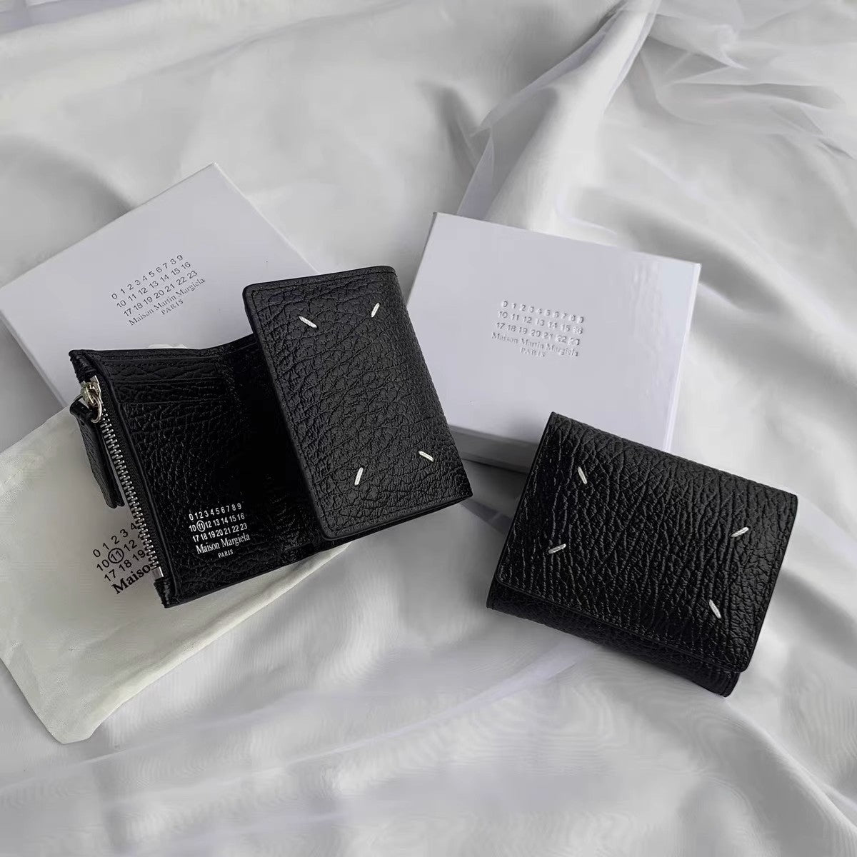 Maison Margiela Leather Envelope Wallet "Black"
