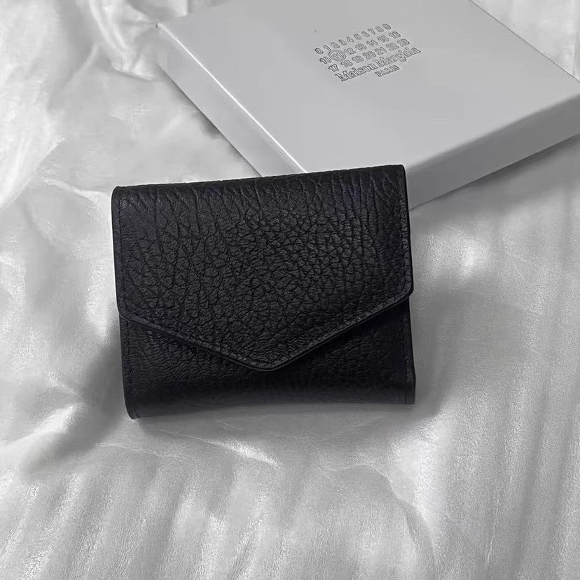 Maison Margiela Envelope Leather Wallet "Black"