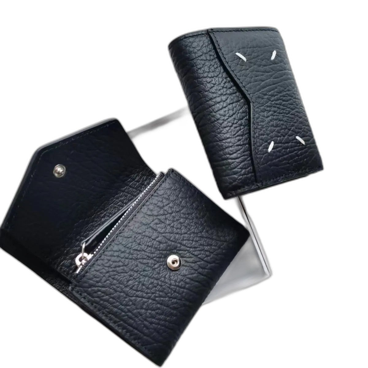 Maison Margiela Envelope Leather Wallet "Black"
