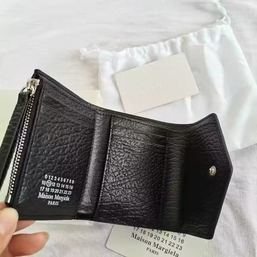 Maison Margiela Envelope Leather Wallet "Black"