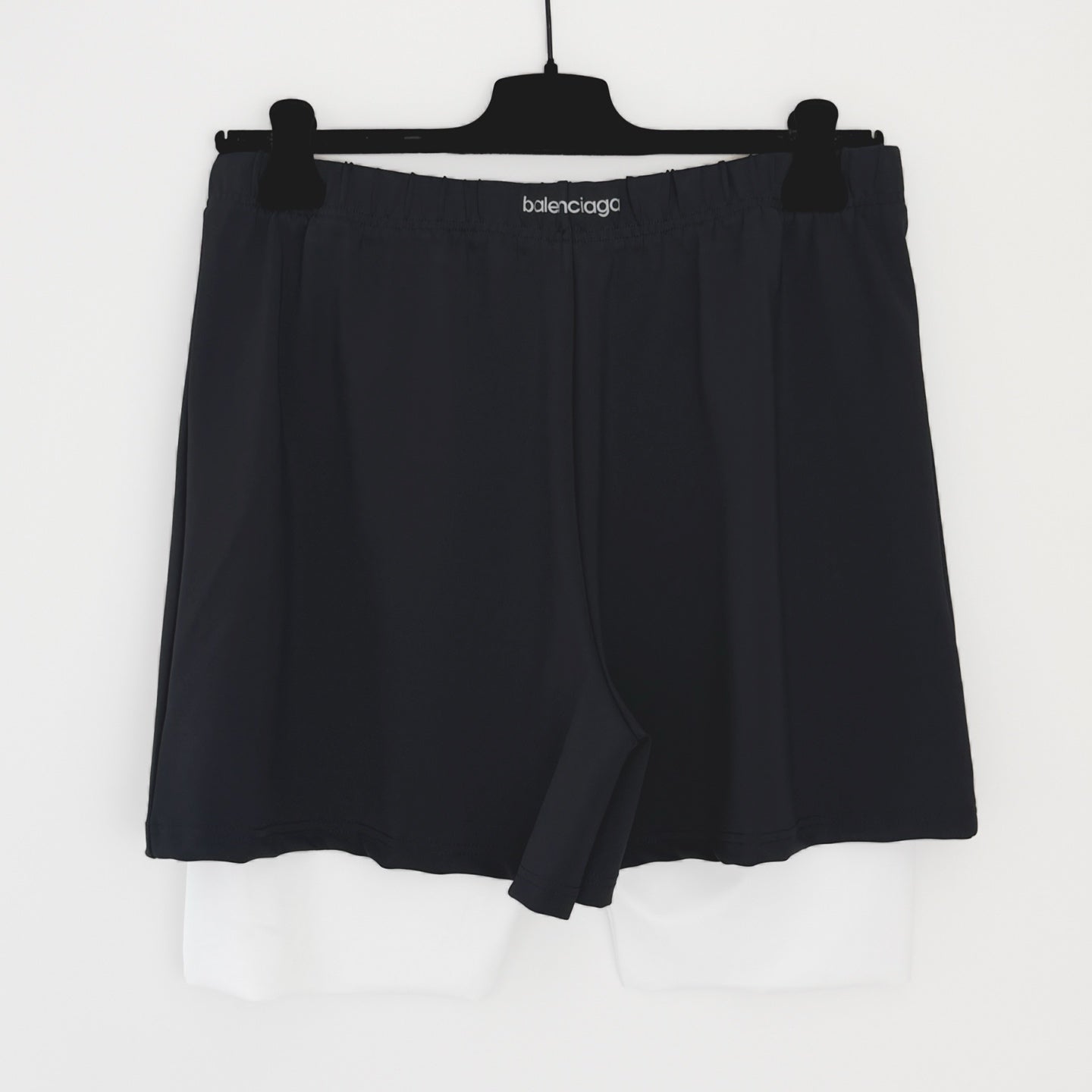 Balenciaga Double-Layer Techwear Shorts