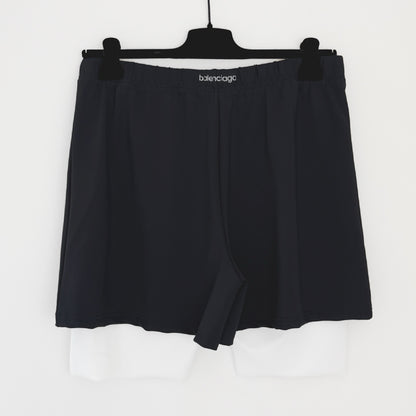 Balenciaga Double-Layer Techwear Shorts