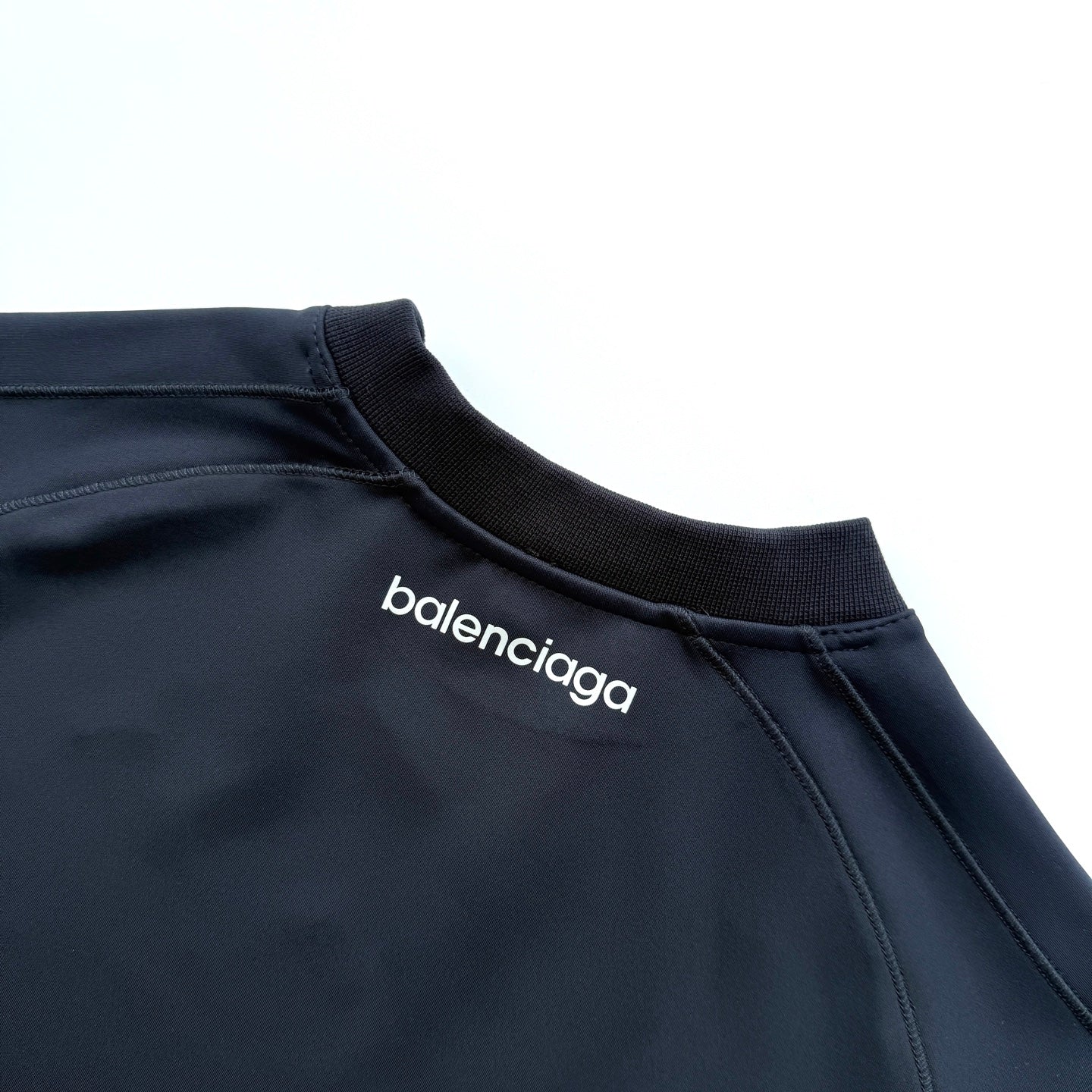 Balenciaga logo-print panelled T-shirt
