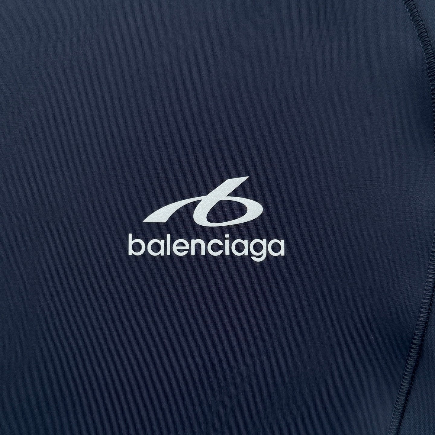 Balenciaga logo-print panelled T-shirt