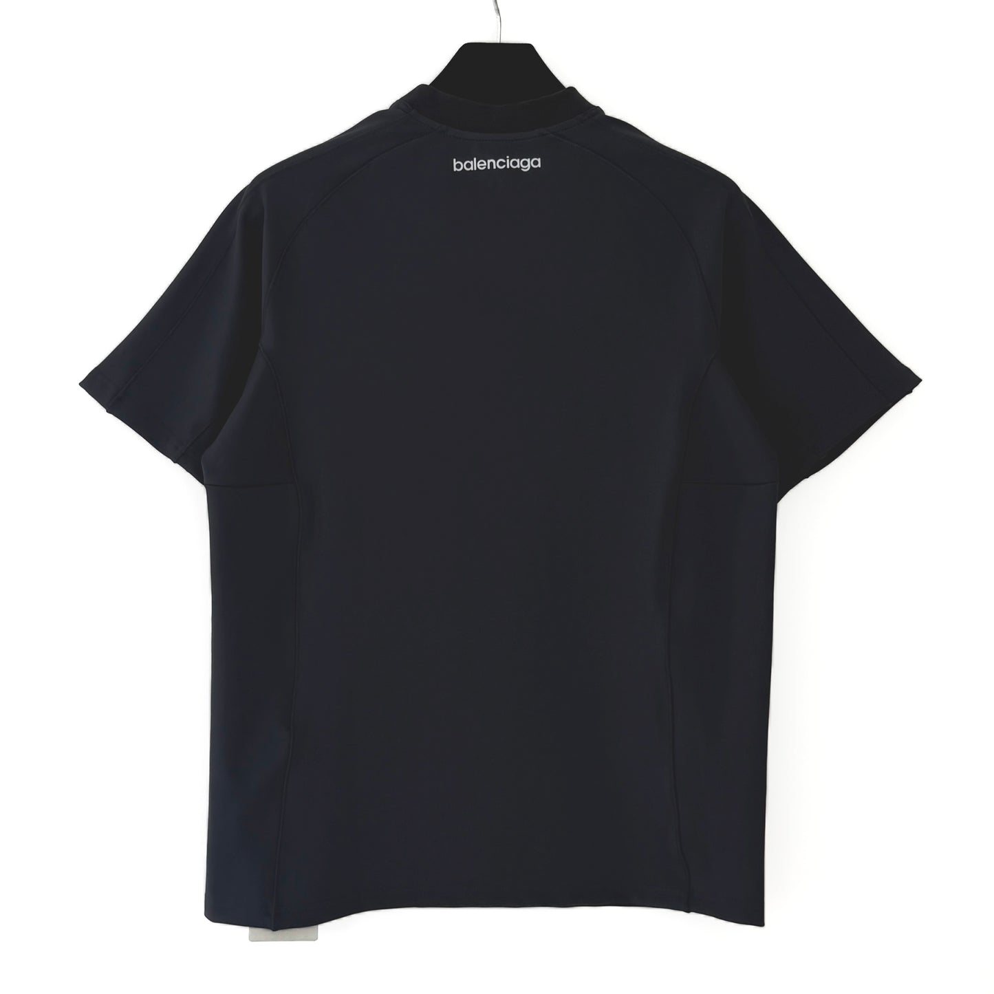 Balenciaga logo-print panelled T-shirt